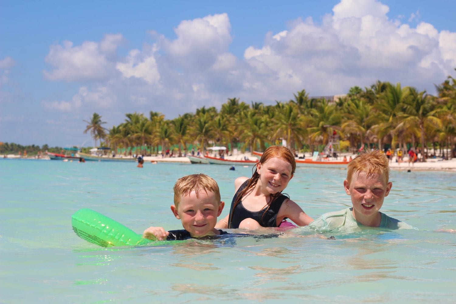 Swimming with turtles