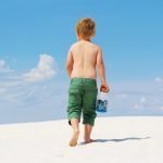 White sands NP with kids